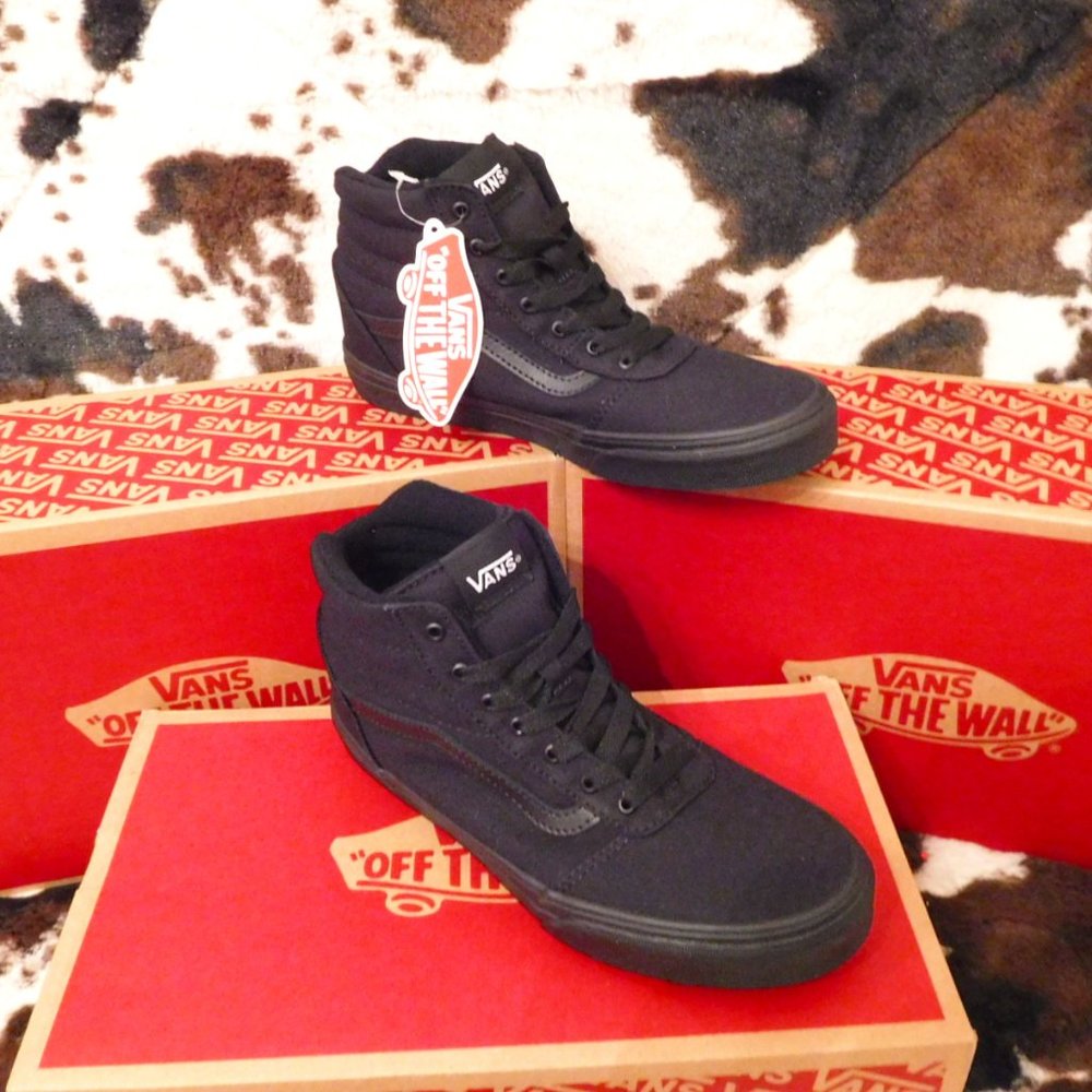 Vans Sk8-Hi Black Canvas